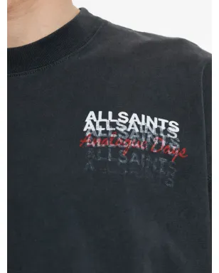 AllSaints グラフェン・グラフィックブランド Tシャツ - ブラック - サムネイル5
