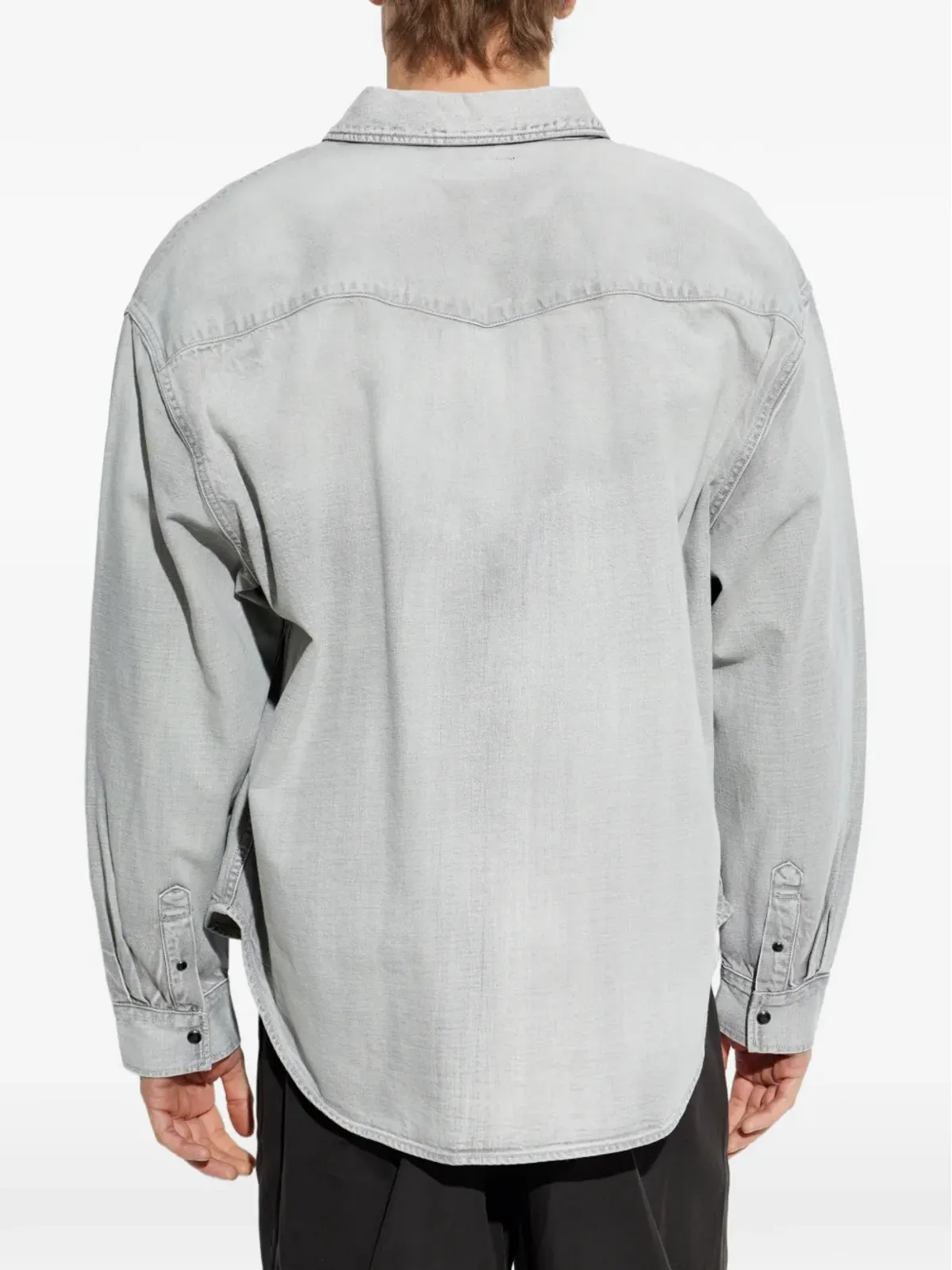 AllSaints ポケットシャツ - グレー - 画像4