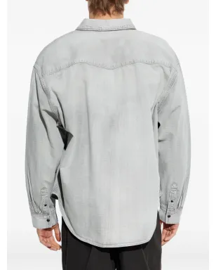 AllSaints ポケットシャツ - グレー - サムネイル4