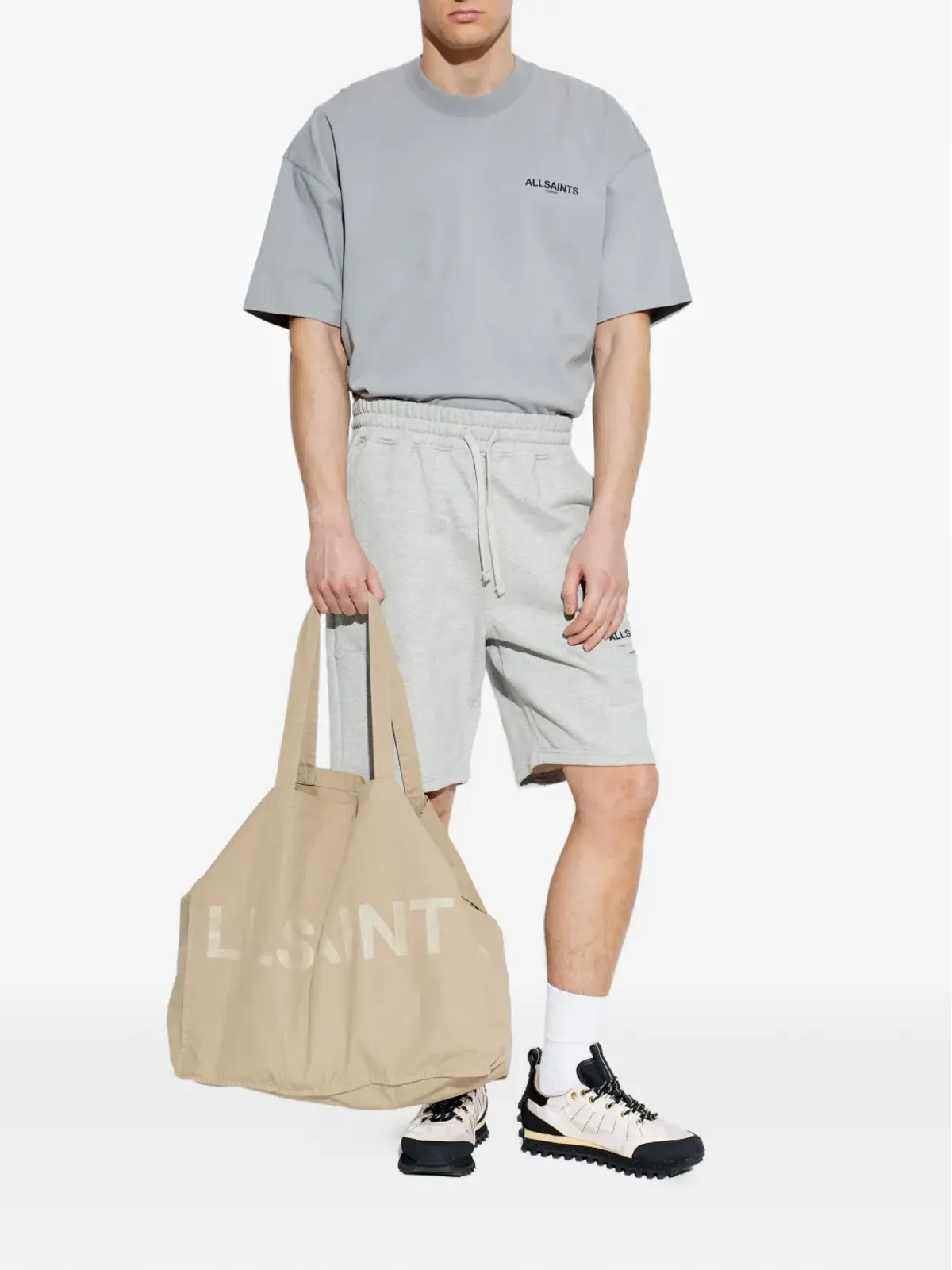 AllSaints アンダーグラウンド ドローコードショーツ - グレー - 画像2