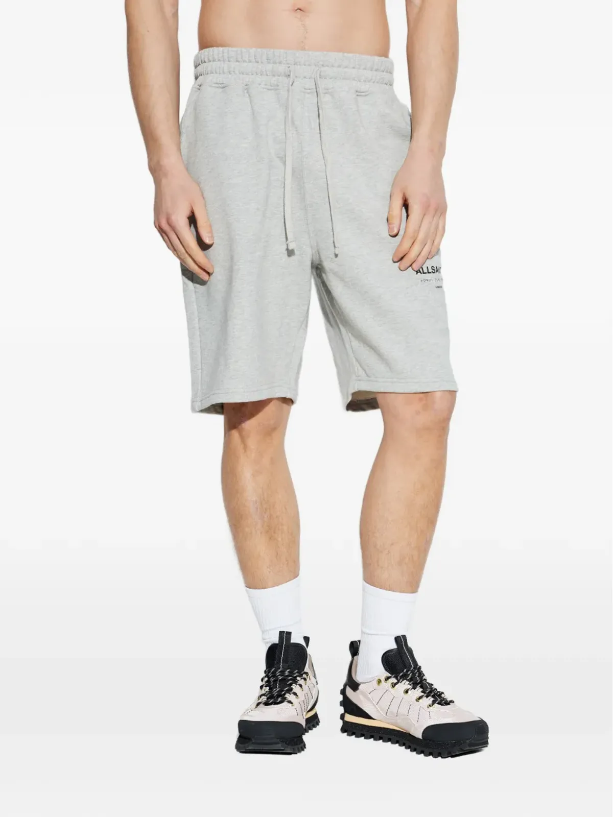 AllSaints アンダーグラウンド ドローコードショーツ - グレー - 画像3