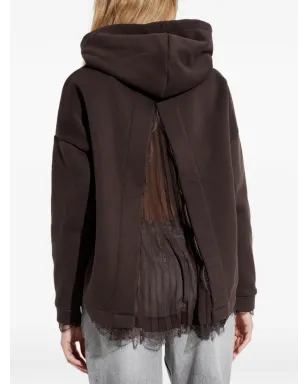 AllSaints レースディテールフード付きパーカー - サムネイル4