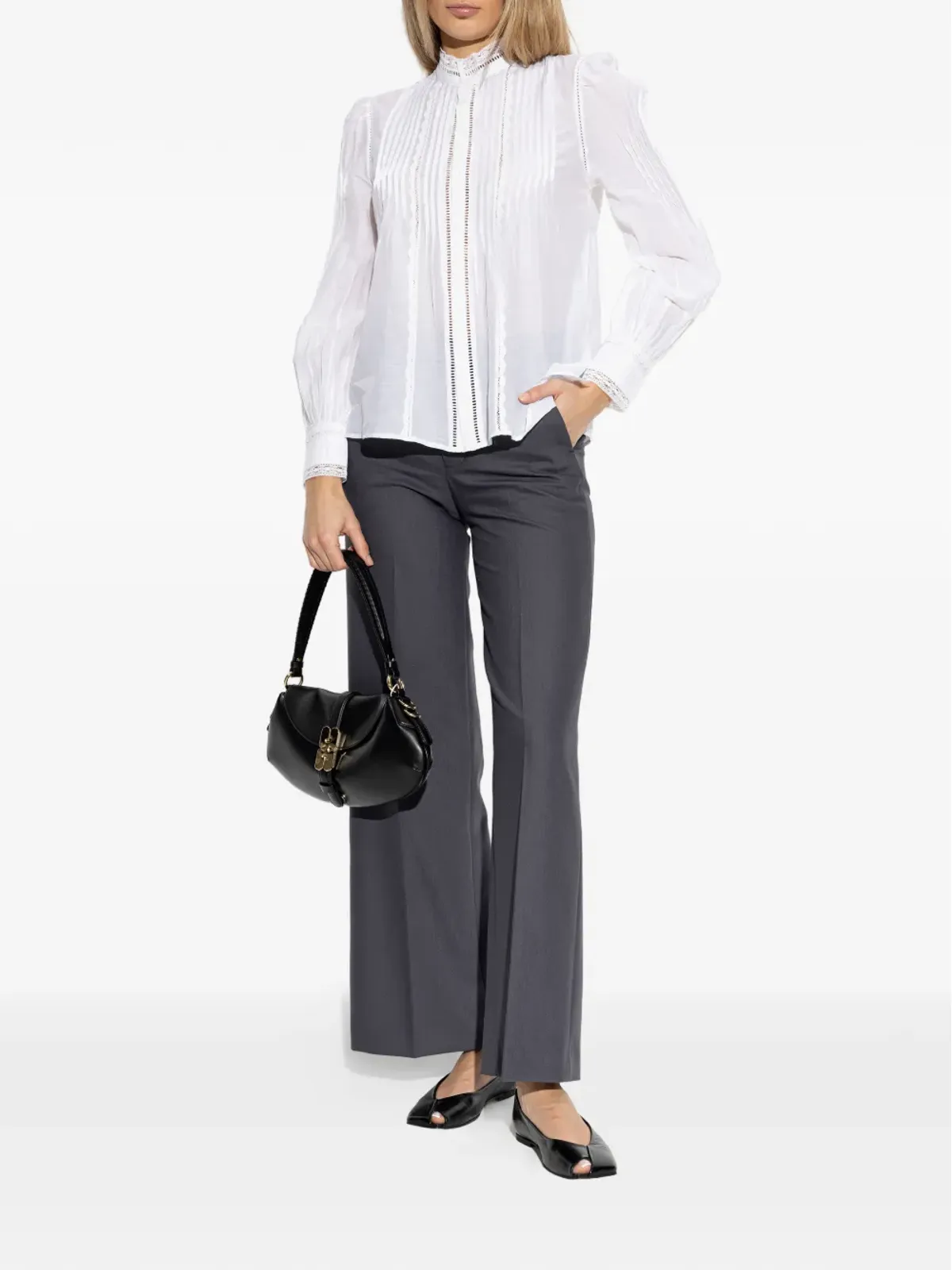 Zadig&Voltaire レースパネルドブラウス - 画像2