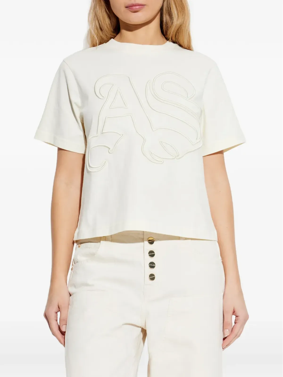 AllSaints Lisa T-shirt - Neutrals - 画像3