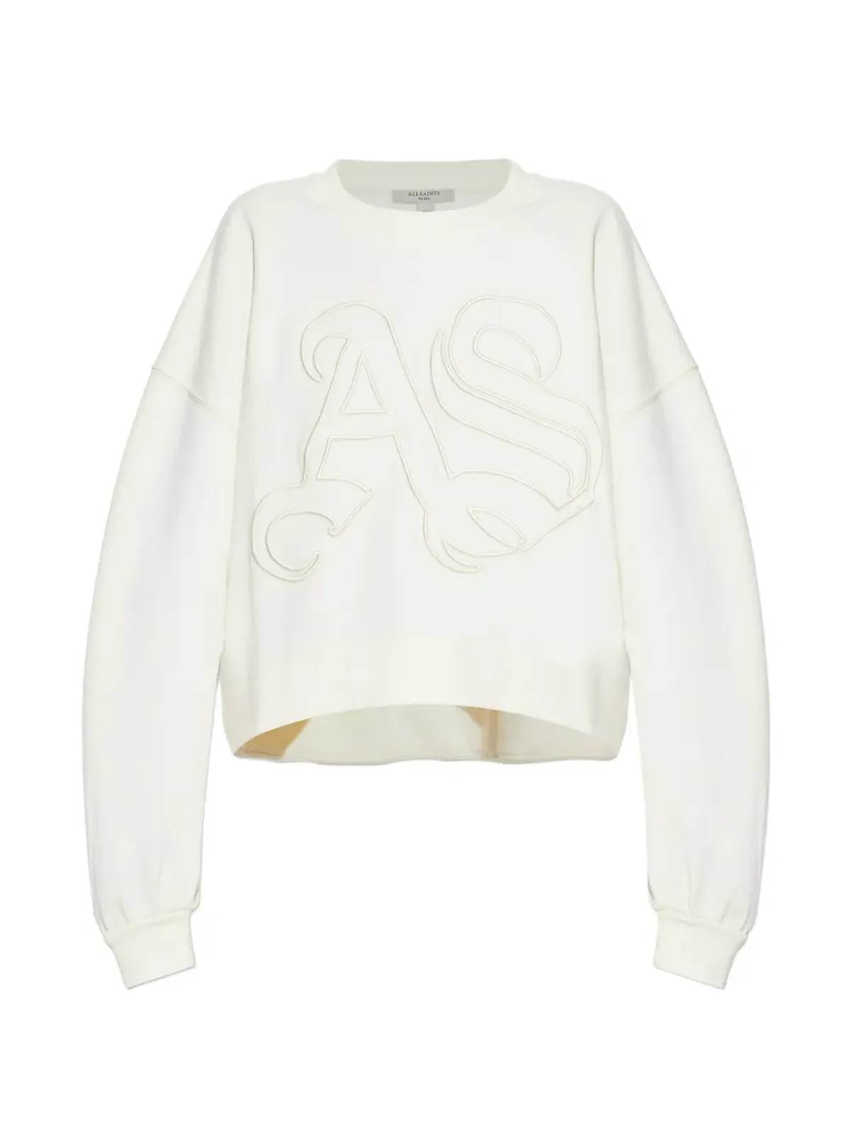 AllSaints 刺繍入りスウェットシャツ - 画像1