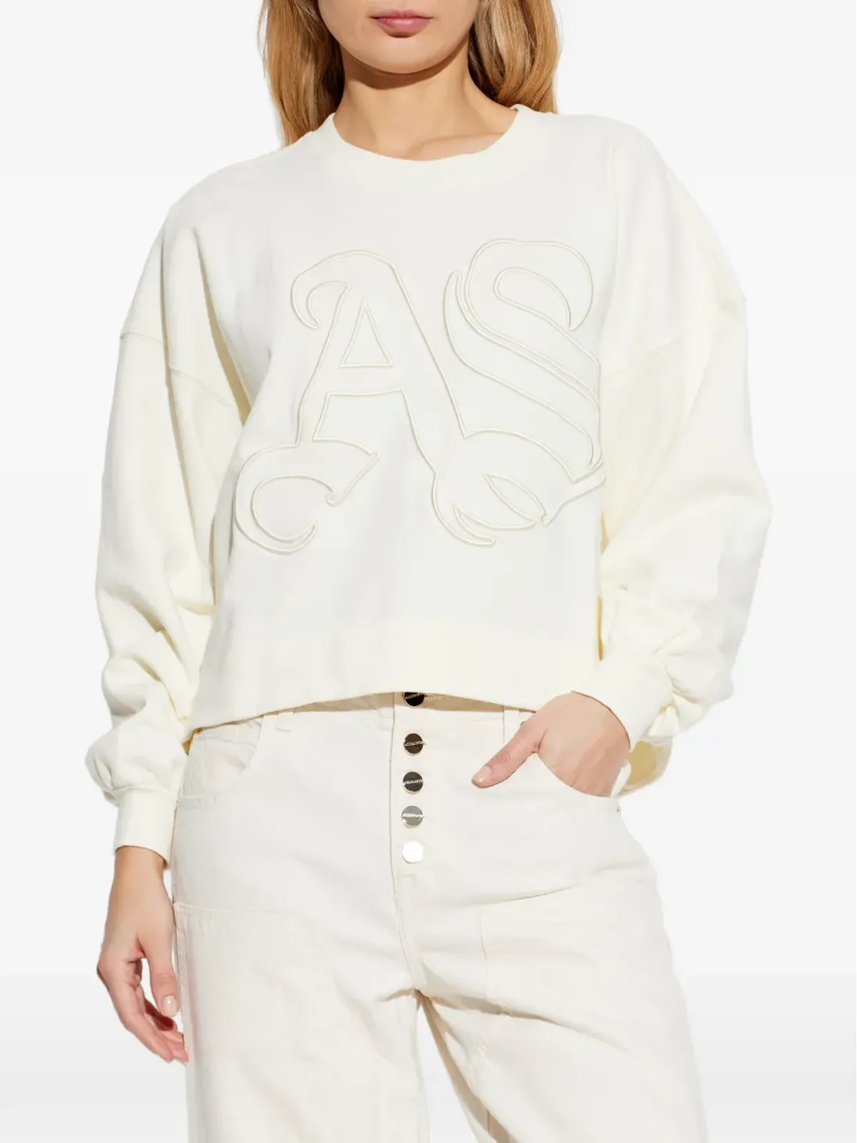 AllSaints 刺繍入りスウェットシャツ - 画像3