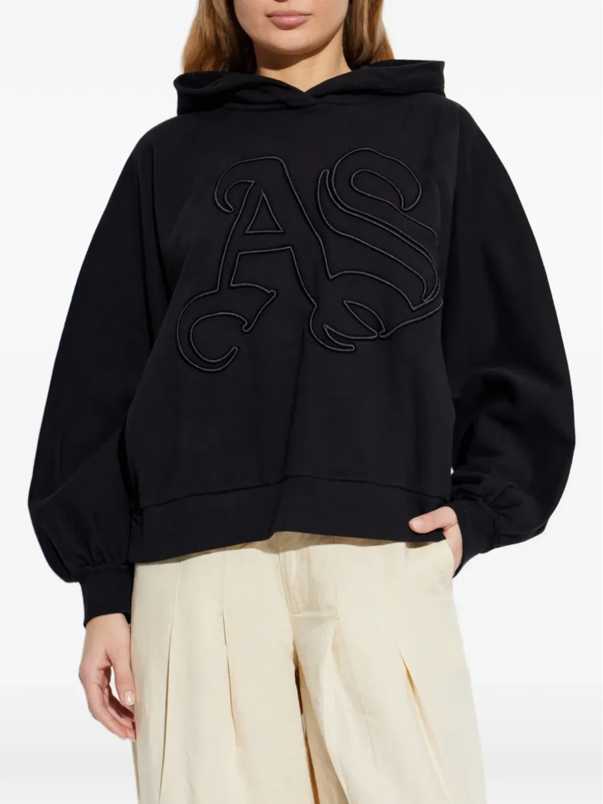 AllSaints 刺繍入りフーディー - 画像3