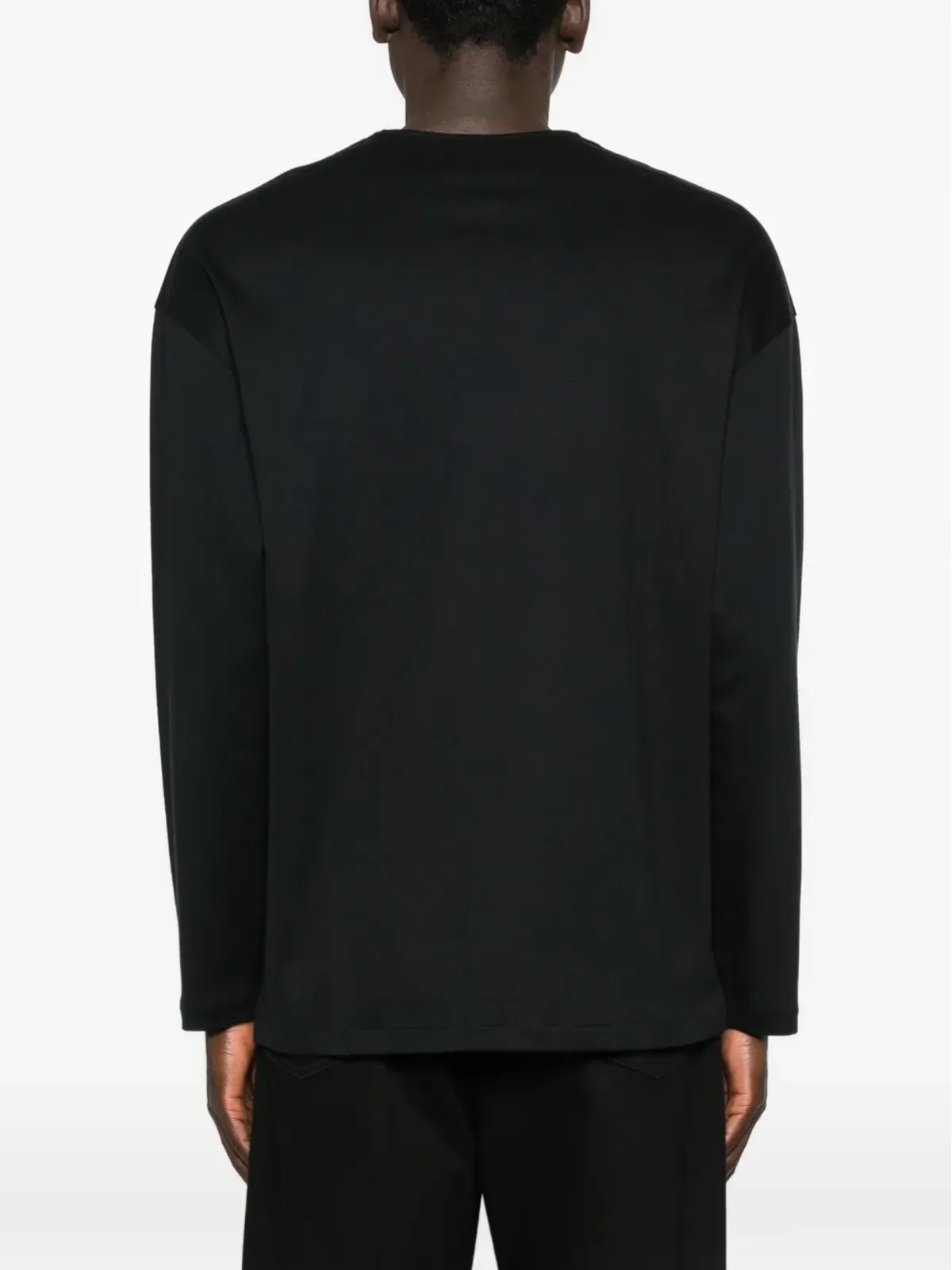 LEMAIRE ロングスリーブTシャツ - ブラック - 画像4