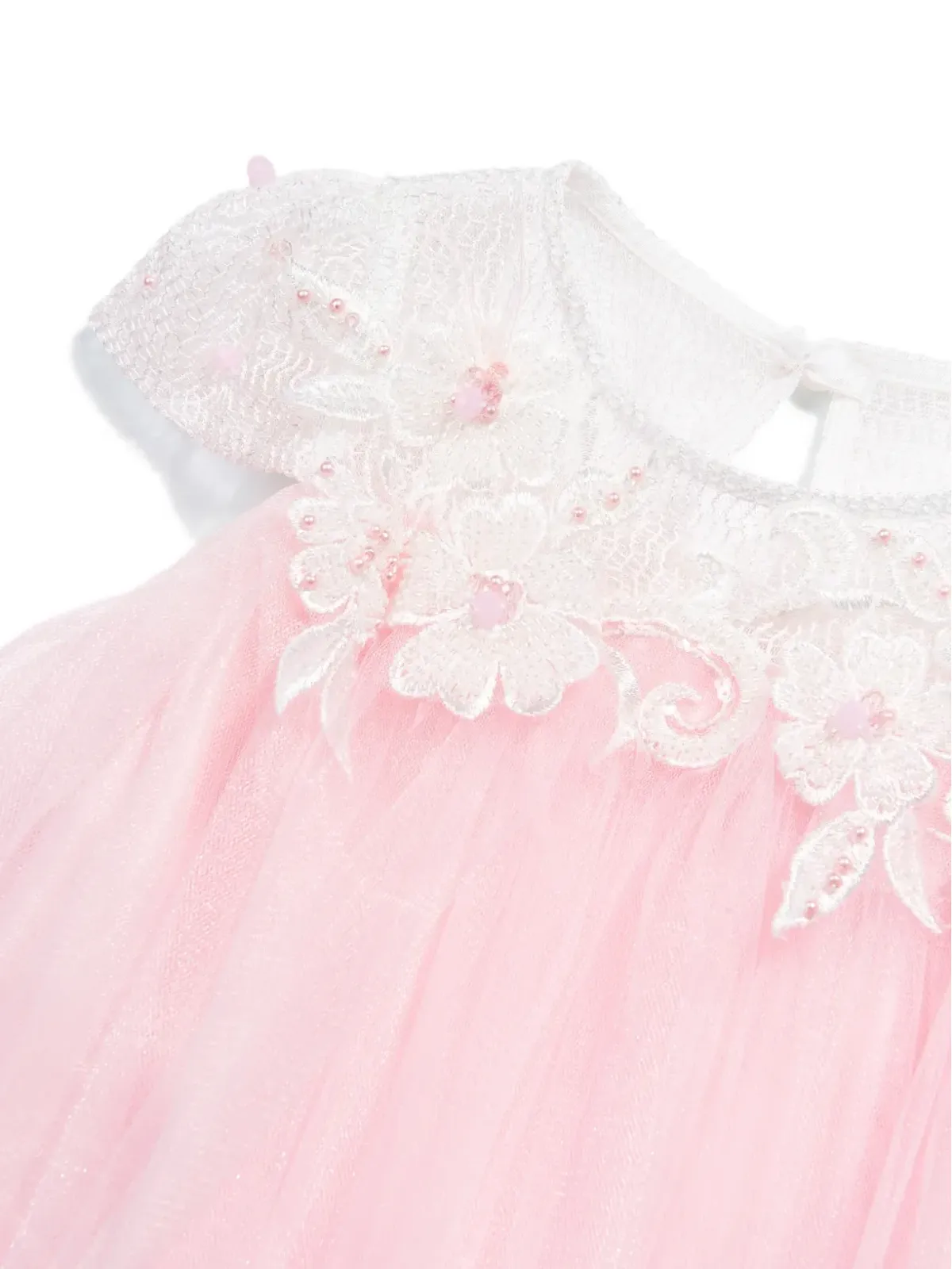 Dress & Fleur 花柄刺繍ドレスセット - ピンク - 画像3
