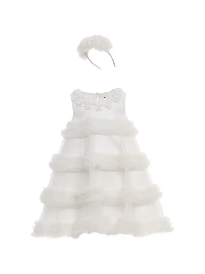 Dress & Fleur Dress & Fleur 花柄ディテールのドレスセット - Neutralsの商品画像