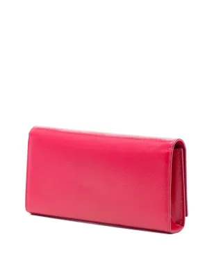 Saint Laurent Pre-Owned グレイン・ド・プードル モノグラム Cassandre クラッチバッグ - サムネイル3