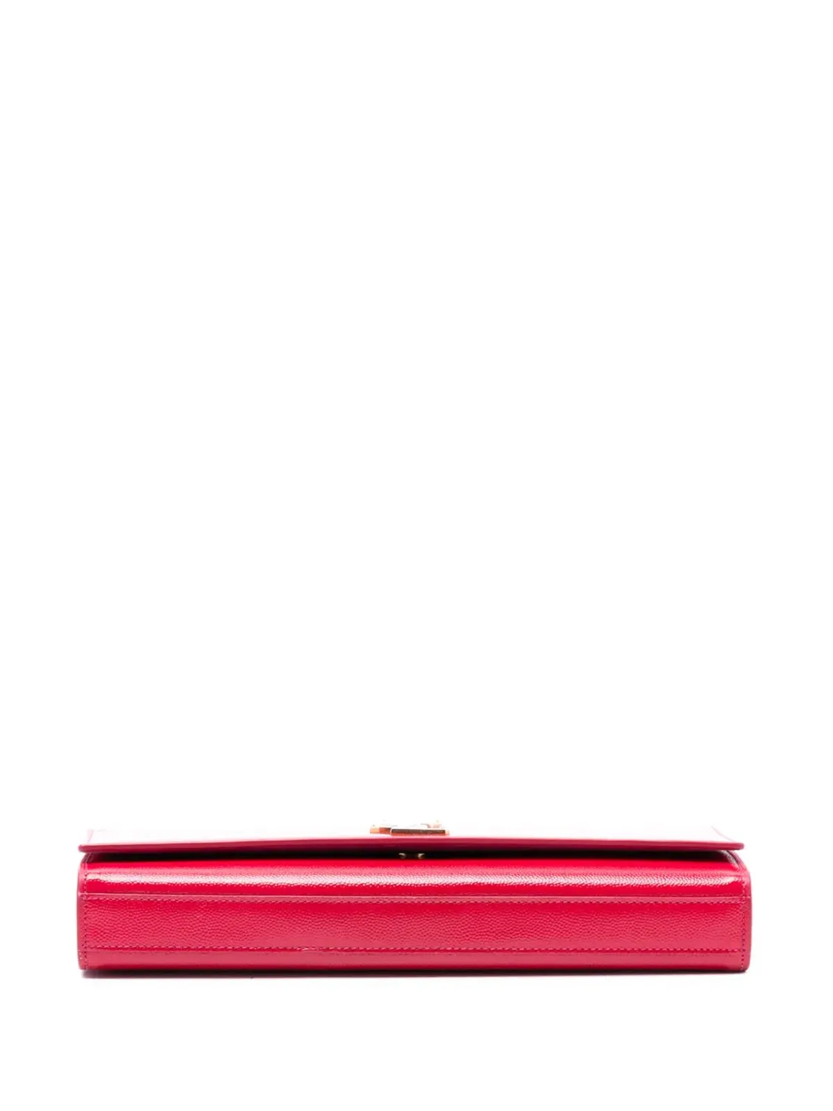 Saint Laurent Pre-Owned グレイン・ド・プードル モノグラム Cassandre クラッチバッグ - 画像4