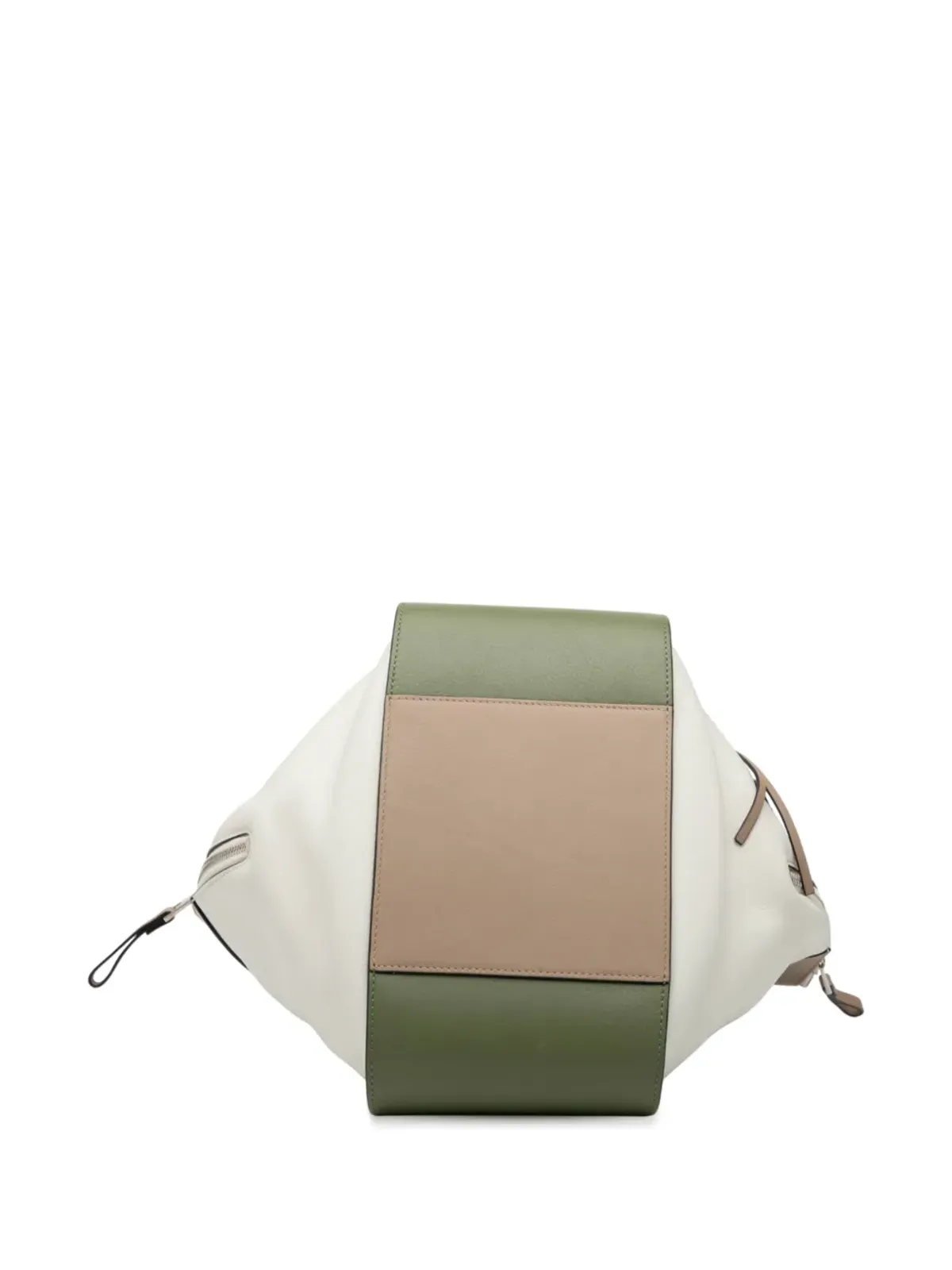 Loewe ビンテージ 2020年 トリコロール ソフトグレイン カーフスキン ハンモックバッグ サッチェル - 画像4