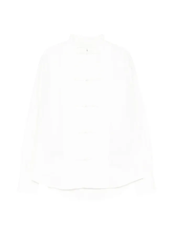 SAMUEL GUÌ YANG SAMUEL GUI YANG mandarin button shirt - Whiteの商品画像