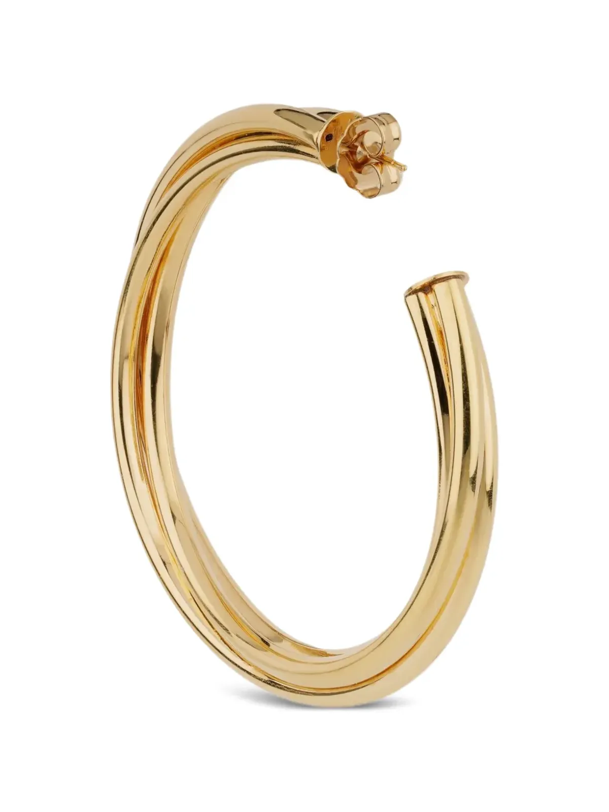 Gas Bijoux Atik twisted hoop earrings - Gold - 画像1