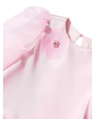 Dress & Fleur 花柄アップリケの層状ドレスセット - ピンク - サムネイル4