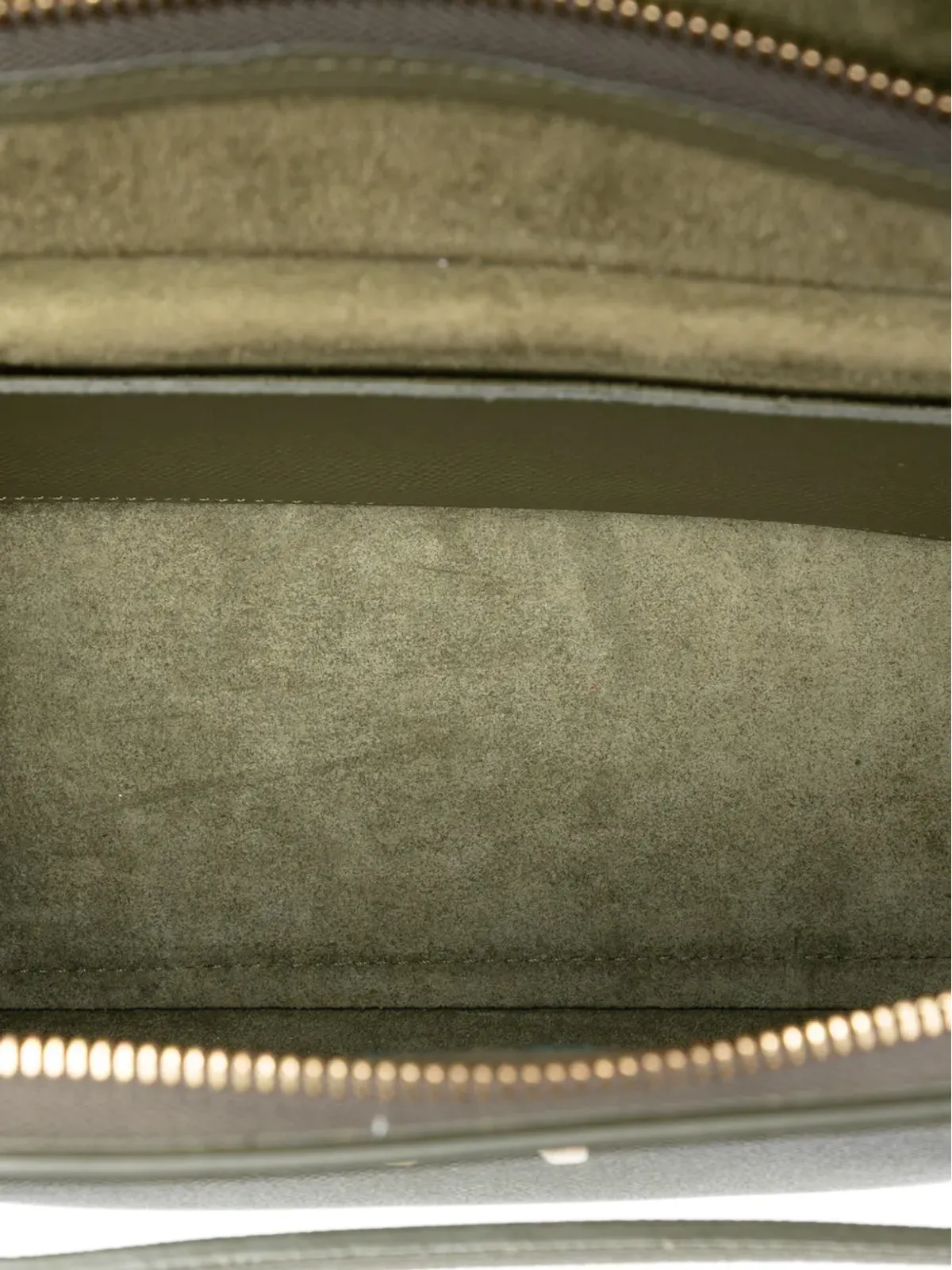Celine Pre-Owned 2018 マイクログレインカーフスキン ベルトバッグ/サッチェル グリーン - 画像5