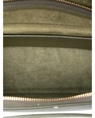 Celine Pre-Owned 2018 マイクログレインカーフスキン ベルトバッグ/サッチェル グリーン - サムネイル5