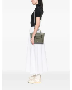 Celine Pre-Owned 2018 マイクログレインカーフスキン ベルトバッグ/サッチェル グリーン - サムネイル2