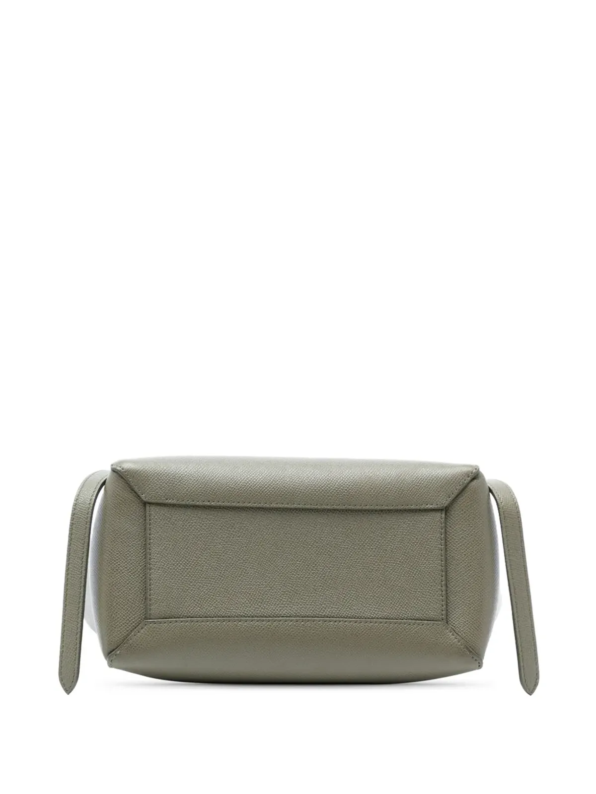 Celine Pre-Owned 2018 マイクログレインカーフスキン ベルトバッグ/サッチェル グリーン - 画像4