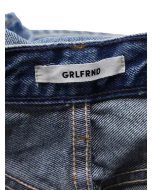 Grlfrnd 青色ストレートジーンズ - サムネイル5