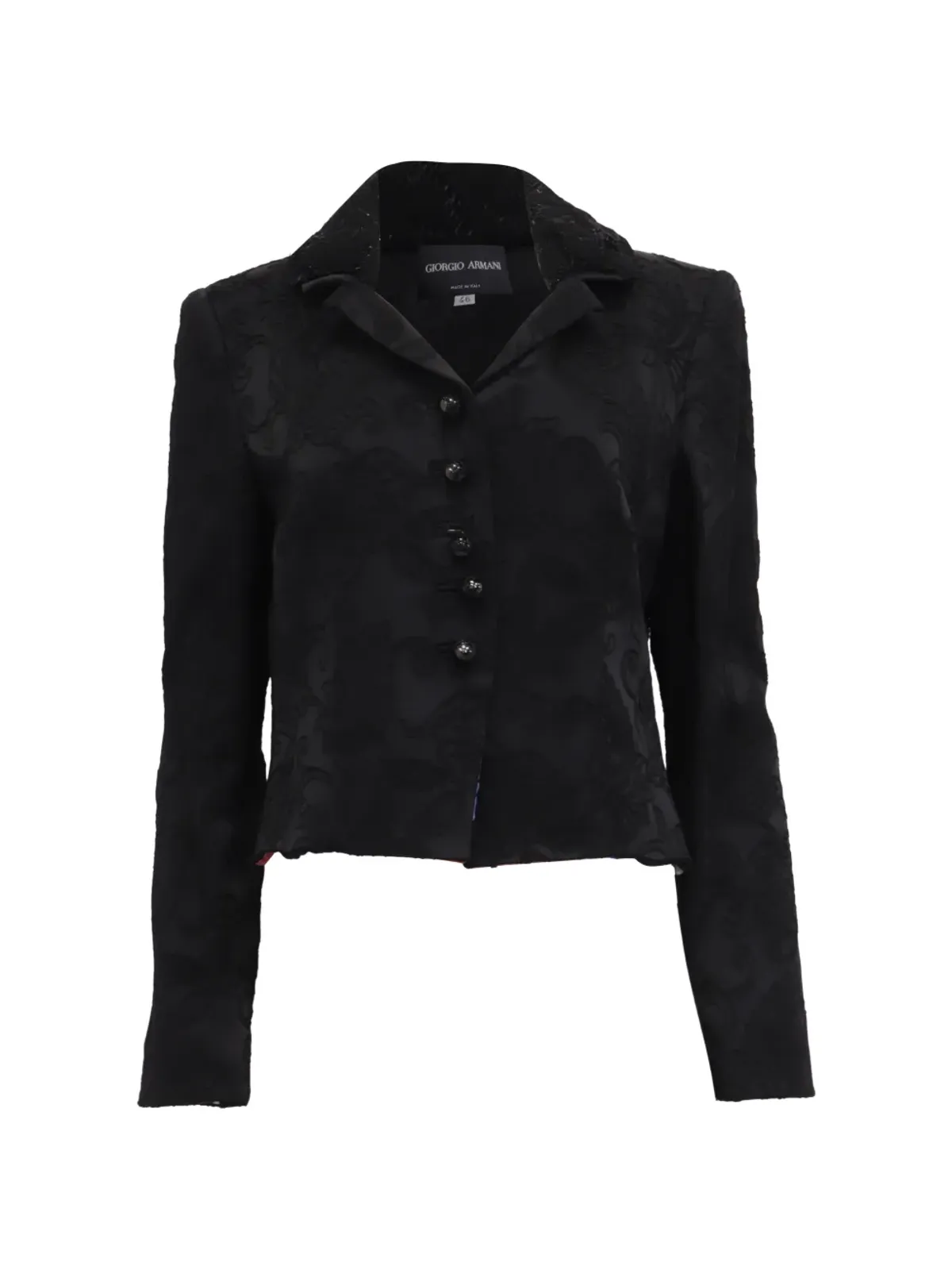 Giorgio Armani Pre-Owned ブロケード・シングルブレストブレザー - 画像1