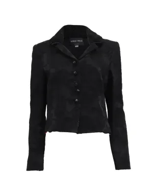 Giorgio Armani Pre-Owned ブロケード・シングルブレストブレザー - サムネイル1