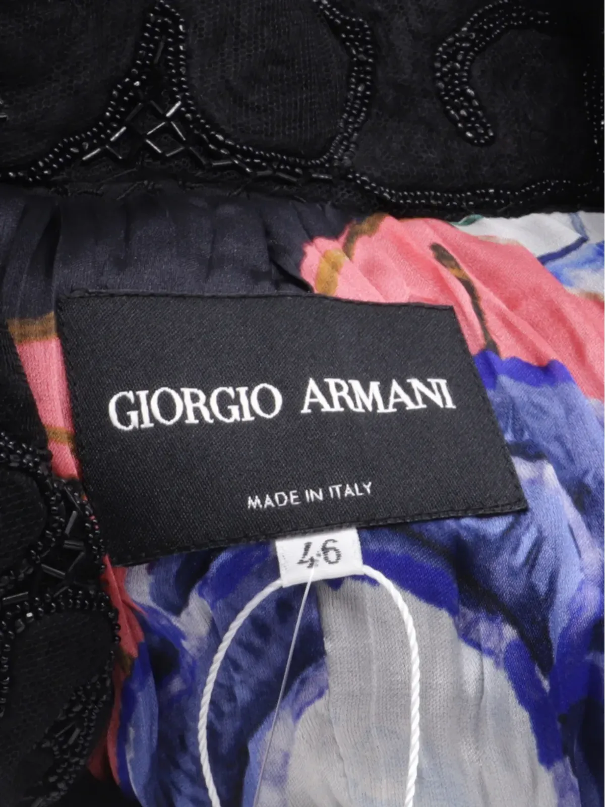 Giorgio Armani Pre-Owned ブロケード・シングルブレストブレザー - 画像2
