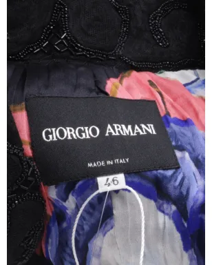 Giorgio Armani Pre-Owned ブロケード・シングルブレストブレザー - サムネイル2