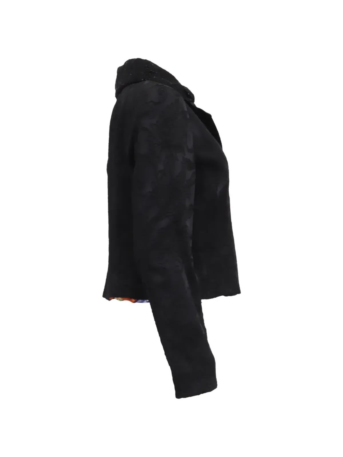 Giorgio Armani Pre-Owned ブロケード・シングルブレストブレザー - 画像3