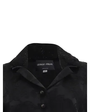 Giorgio Armani Pre-Owned ブロケード・シングルブレストブレザー - サムネイル4