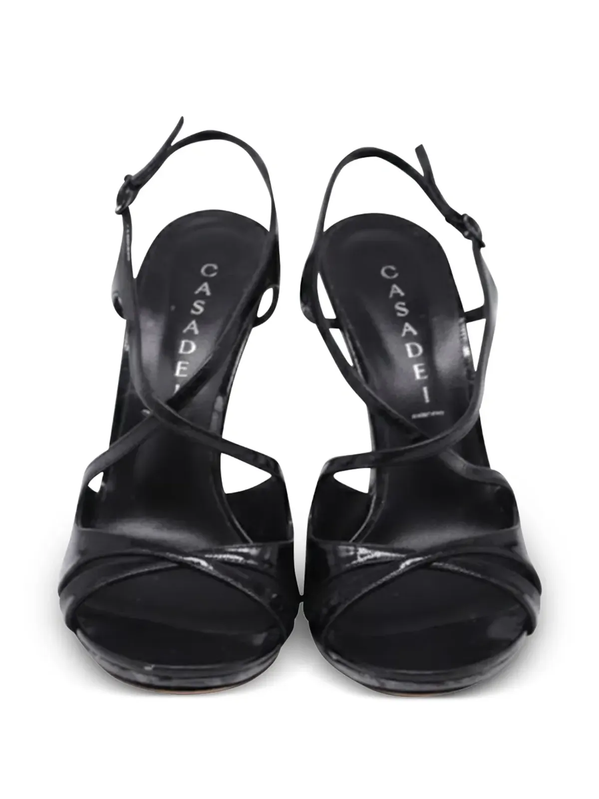 Casadei Vintage アンクルストラップレザーサンダル - 画像4