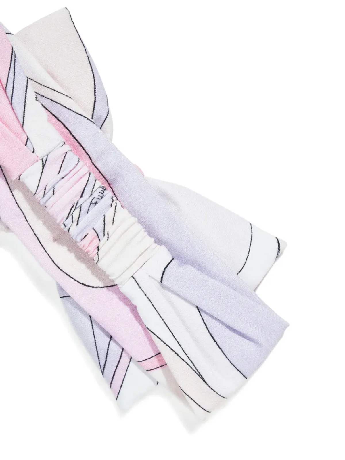 PUCCI Junior プリント柄エラスティックヘッドバンド - 画像3