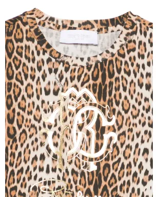 Roberto Cavalli Junior レオパード柄 Tシャツ - サムネイル3