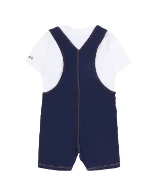 Timberland Kids ボタン付きポケット オーバーオール - サムネイル2
