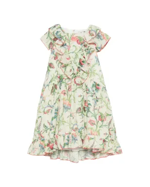 ETRO KIDS フリル花柄プリントドレス - サムネイル1