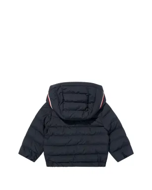 Moncler Enfant Dilar キルテッド フーデッドジャケット ブルー - サムネイル2