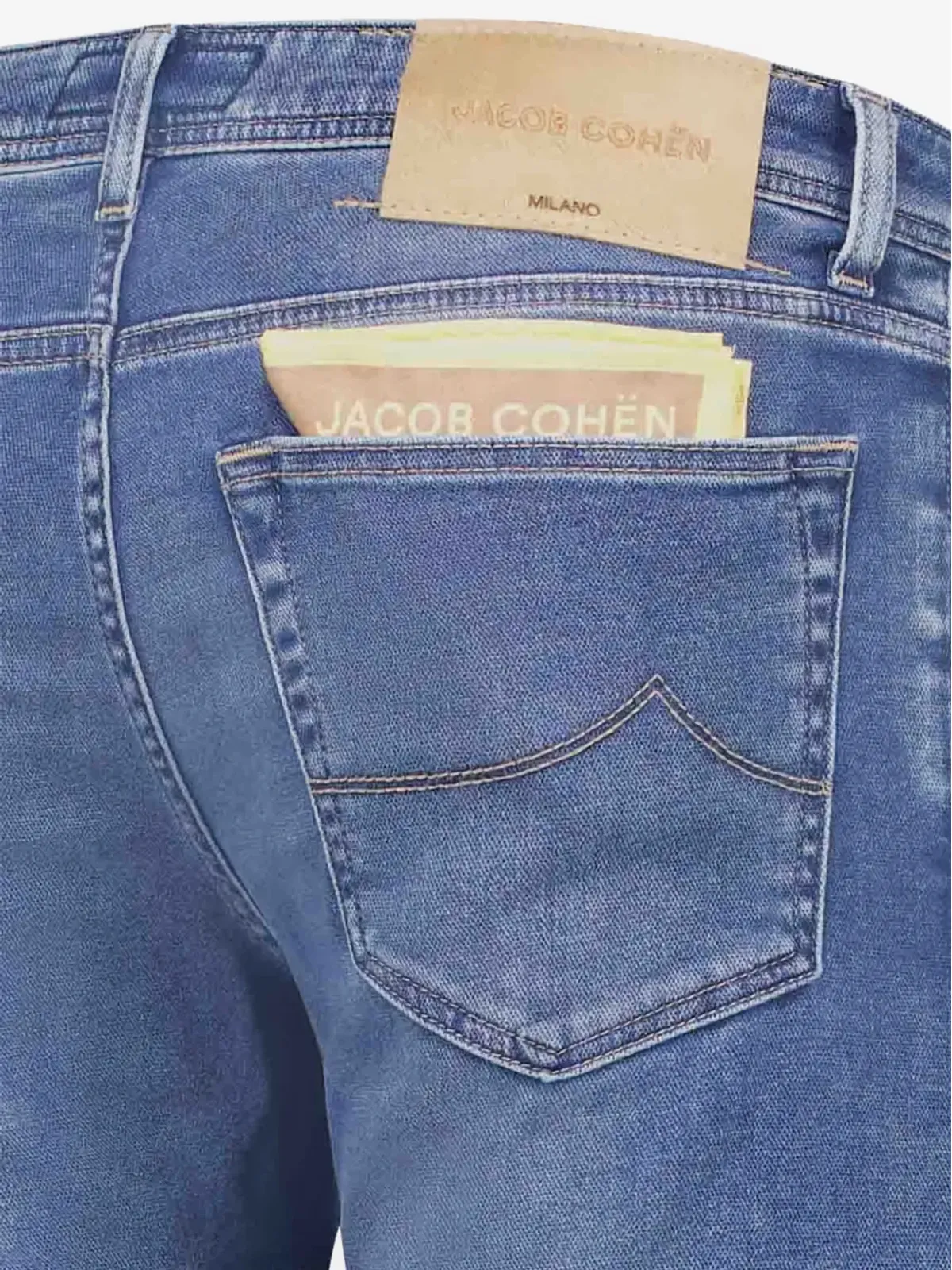 Jacob Cohën フェードデニムジーンズ ブルー - 画像2