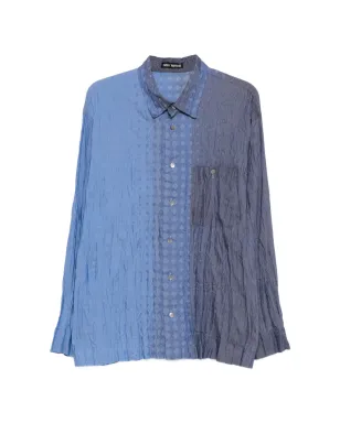 Issey Miyake Pre-Owned プリーツ染色シャツ ブルー - サムネイル1