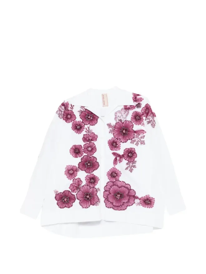 Antonio Marras Antonio Marras Robespierre 花柄刺繍シャツの商品画像