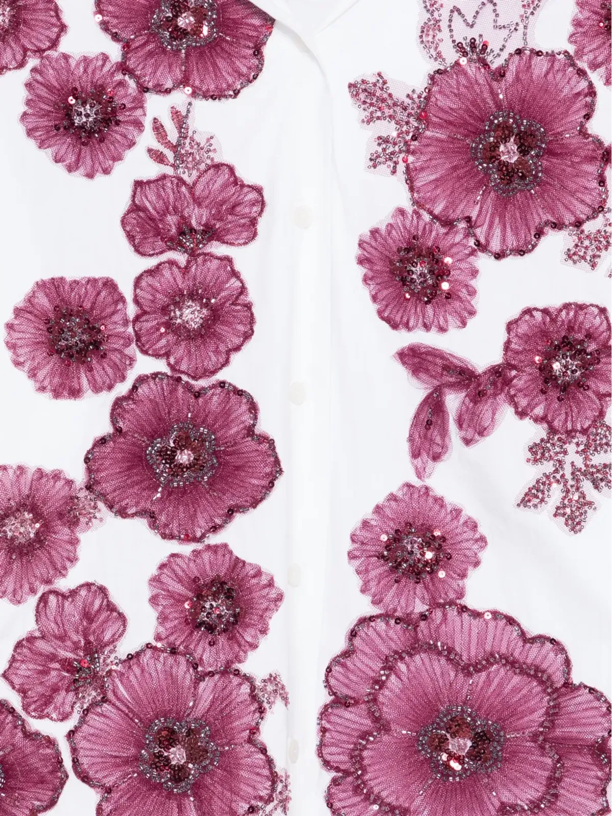 Antonio Marras Robespierre 花柄刺繍シャツ - 画像3