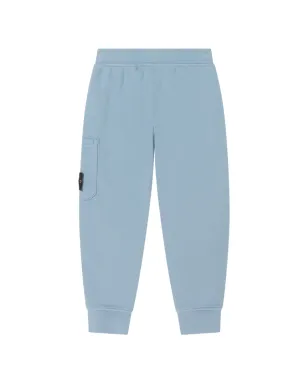 Stone Island Junior ロゴパッチポケット トラックパンツ ブルー - サムネイル2
