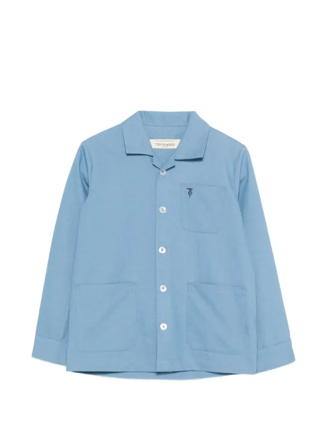 TRUSSARDI JUNIOR TRUSSARDI JUNIOR パッチポケットシャツの商品画像
