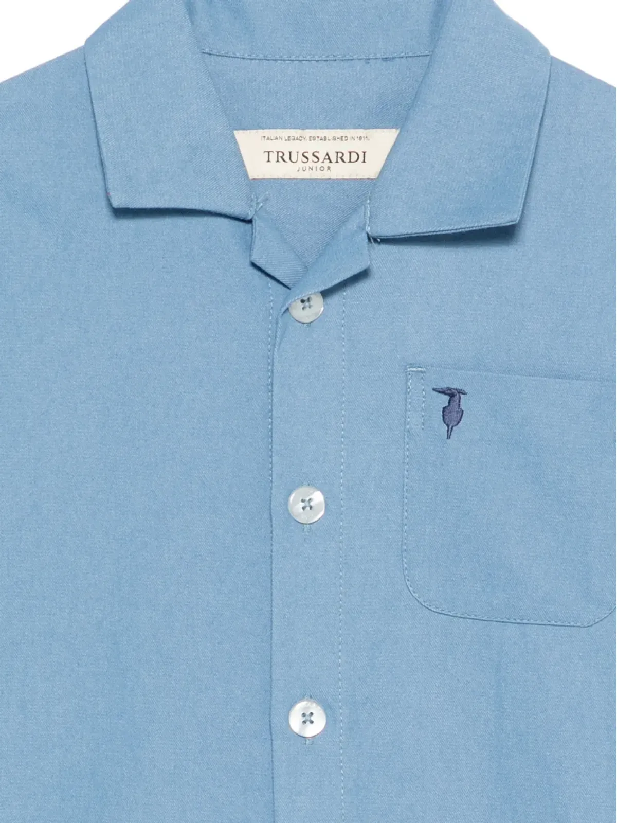 TRUSSARDI JUNIOR パッチポケットシャツ - 画像3
