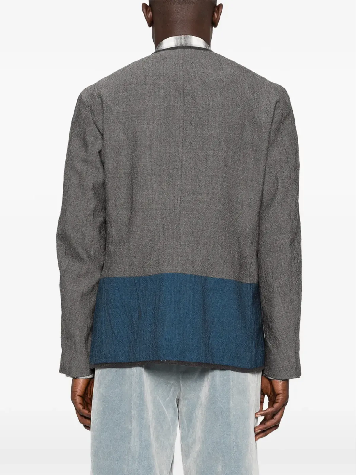 Issey Miyake Pre-Owned カラーなしボタンジャケット - 画像4