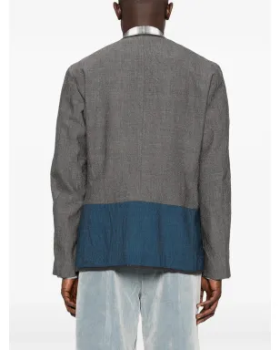 Issey Miyake Pre-Owned カラーなしボタンジャケット - サムネイル4