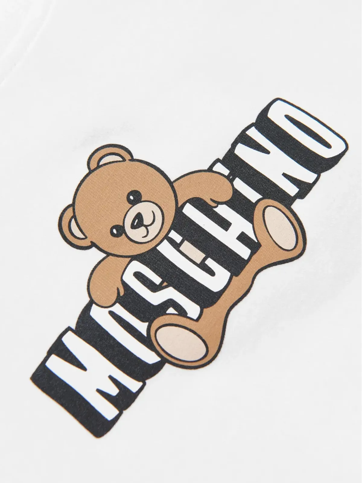 Moschino Kids ロゴディテール テディプリント ショートセット - White - 画像5