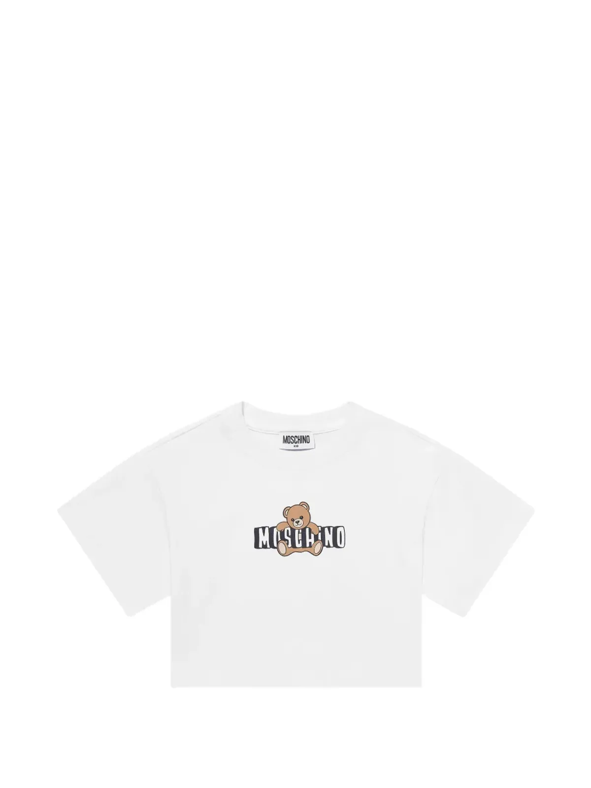 Moschino Kids ロゴディテール テディプリント ショートセット - White - 画像3