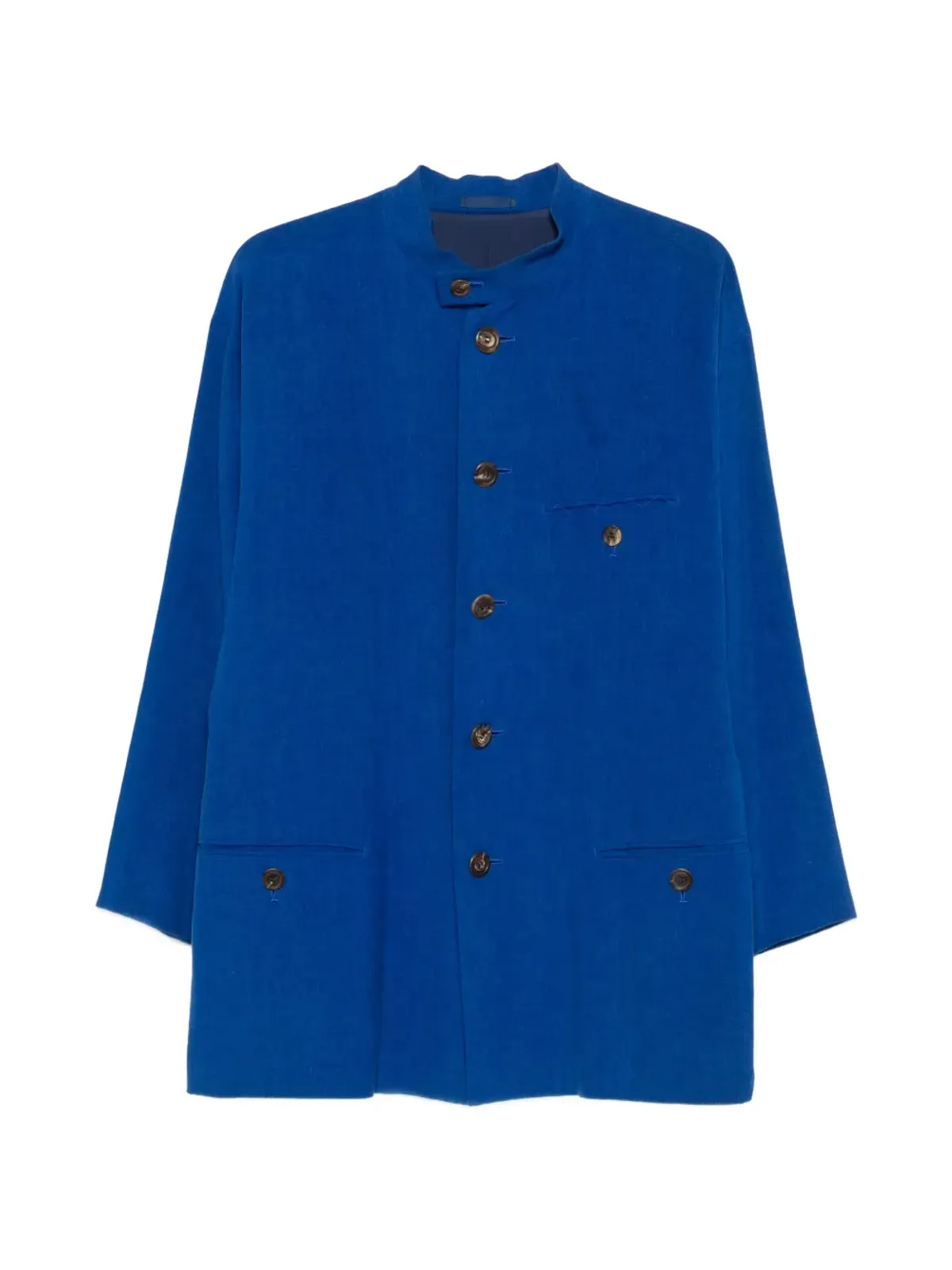 Issey Miyake Pre-Owned マンダリンカラー ジャケット - 画像1