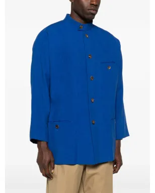 Issey Miyake Pre-Owned マンダリンカラー ジャケット - サムネイル3